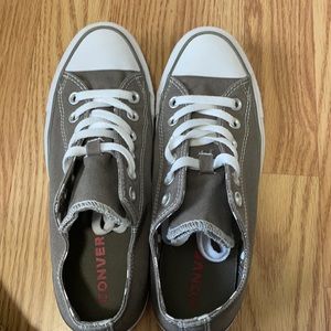 Converse all star gray and white womens